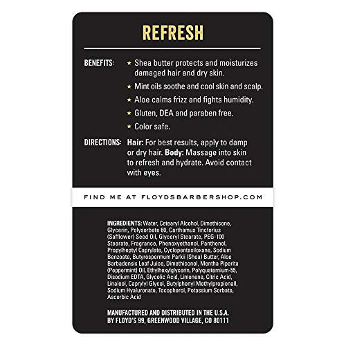 Floyd's 99 Refresh Hair and Body Conditioner - Moisturizing - Soothing - Calming (15 oz.)