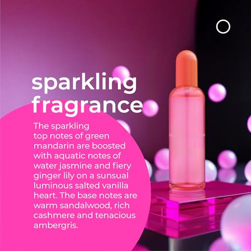 COLOUR ME Milton-Lloyd Neon Pink - Oriental Parfume for Women - Floral Woody Fragrances - Long Lasting Parfume for Women - Womens Parfume - 3.4 oz