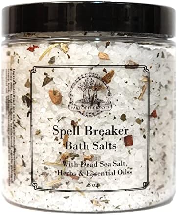 Spell Breaker Herbal Bath Salts 8 oz | Purifcation, Spiritual Cleansing & Banishing Rituals | Hoodoo Voodoo Conjure Wicca Spell
