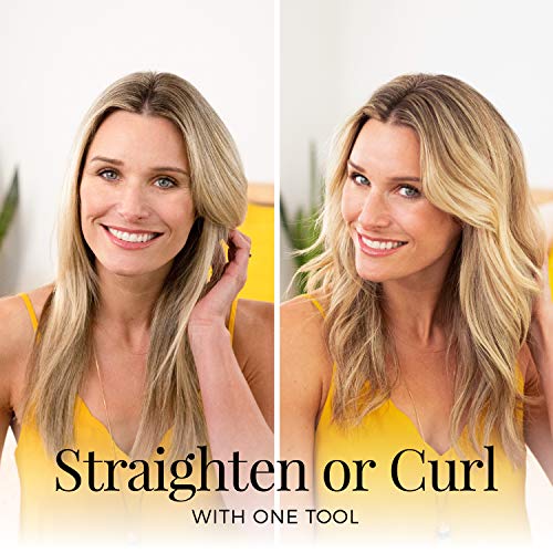 Remington Pro 1" Multi-Styler with Twist & Curl Technology, Straightener and Curling Iron in one tool, Color Care Protection, Champagne