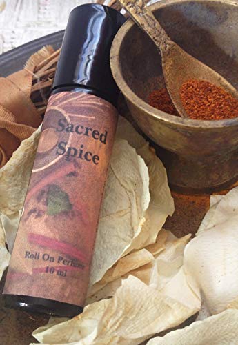 Sacred Spice Roll On Perfume Oil, Fragrance Oil, Vegan, Aromatherapy, Frankincense, Myrrh, Sandalwood, Patchouli, Cinnamon, Spikenard, Clove, Handmade