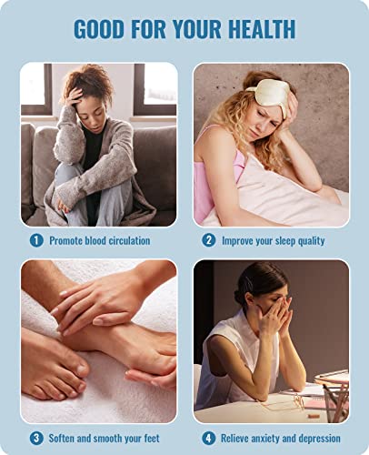 Foot Spa Bath Massager with Heat, Bubble, Vibration and Temperature Control, 22 Massaging Rollers Foot Soak Tub for Foot Pain Relief, Pedicure Foot Soaker with Acupressure Massage Points & Red Light