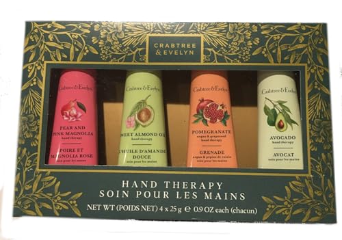 Crabtree & Evelyn Holiday Baubles Hand Therapy 4pc Set