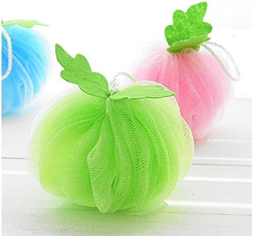 Loofah Sponge,3 Pack Shower Sponge,Mesh Brush Luffa Body Scrubber Gift for 2-14 Year Old Boy and Girl,Baby Shower Essential Skin Care, Soft Bathing Accessories