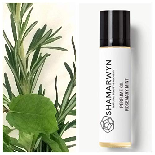 Rosemary Mint Perfume Oil Natural Organic Botanical Fragrance Pure Essential Oils Roll-On 10ml