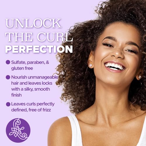 Luseta Curl Defining Cream Enhances Waves and Curls Hydrating and Moisturizing Leave in Cream for Curly Hair Frizz Control Add Shine Sulfate Free 5.07 oz