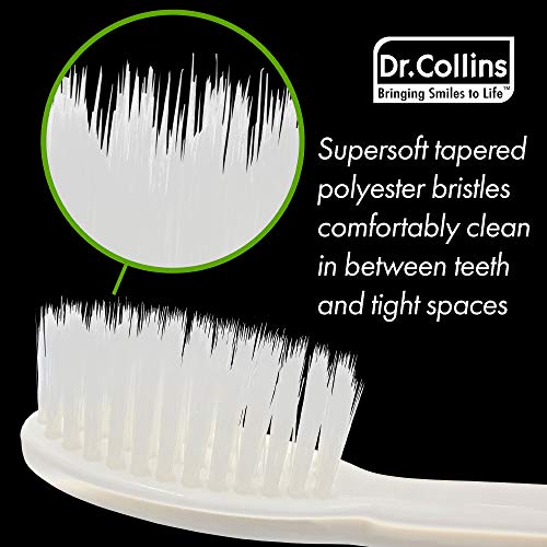 Dr. Collins Perio Toothbrush 3 Pack, (Colors Vary) (Qty. 12, Pack of 4)