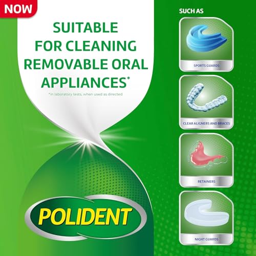 Polident Smokers Denture Cleanser Tablets - 120 Count (Pack of 1)