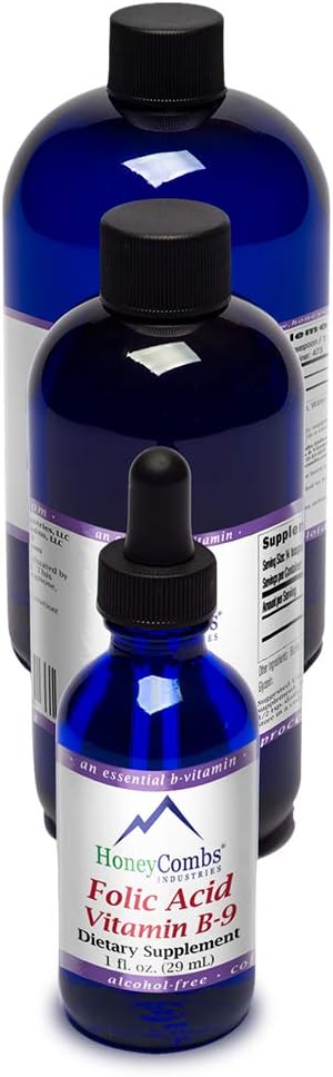 Vitamin B9 – Folic Acid – Alcohol-Free Liquid Extract (16 oz.)