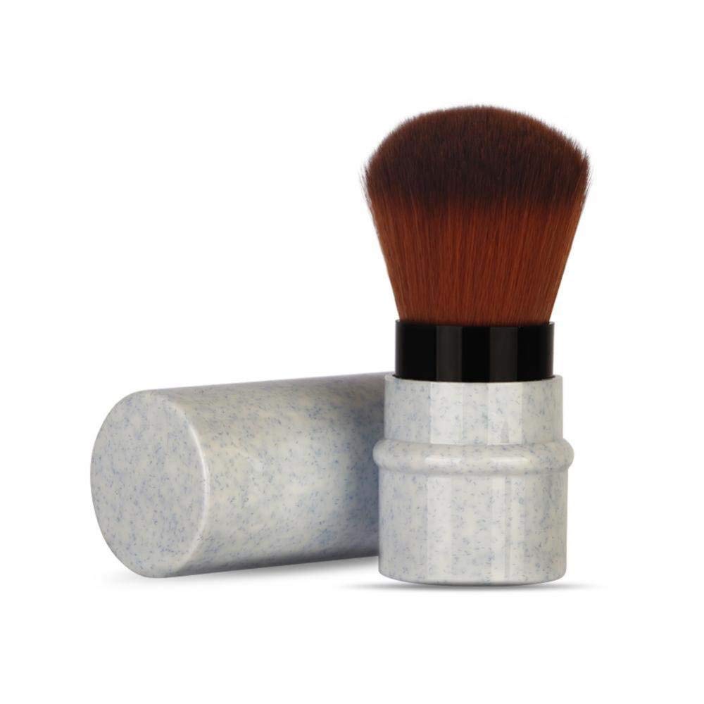 Sonew Makeup Brush For Blush, Powder, Foundation, Concealer Retractable Kabuki Cap With Recycled And Sustainable Materials Cruel