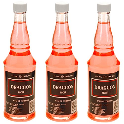 Clubman Barber Salon Men Draggon Noir Cologne 14 oz BB-904010 (3 Pack)