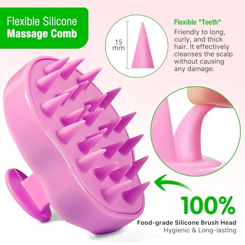 Batana Oil for Hair Growth and Nourishment - Scalp Massager Included, Honduras Pure & Natural Oil for Split Ends Elimination, Enhanced Hair and Skin Radiance, All Hair Types, 2.02 fl oz