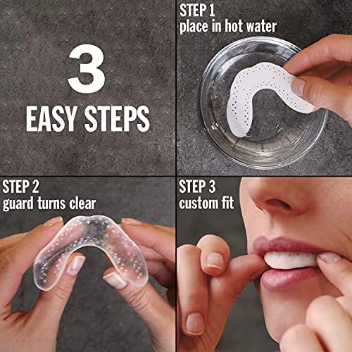 Nighttime Dental Guard – Comfortable Mouth Guard for Bruxism - Custom Fitted Protection for Teeth Grinding and Jaw Clenching Plus Storage Case