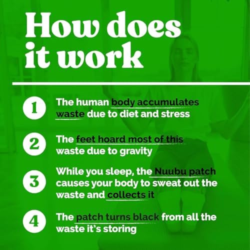 | Deep Cleansing Foot Pads for Better Sleep & Foot Care | Premium Japanese Organic Feet Pads with Ginger Powder (30 Pc)