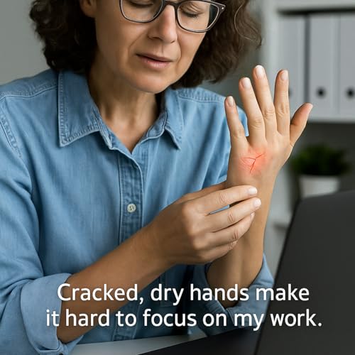 Moisturizing Crack Patches –For Linear, Single Small Crack,For Dry,Cracked Hands,Elbows, Chapped Knees Skin Relief, Hydrating Care – Flexible & Breathable, 10 Patches