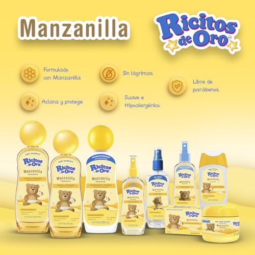 Ricitos de Oro Clarifying Lotion Chamomile Goldilocks 125 Ml, Colour, 125 Ml, Pack of/Pack, Yellow