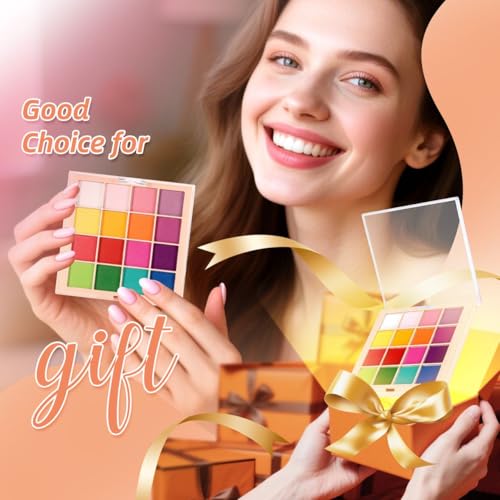 Nail Pigment Powder Palette Set, 16 Colors Ombre Nail Powder Palette with 100pcs Sponges & Tweezers French Aura Nails Ombre Nail Brush Nail Long-lasting Manicure Art DIY Accessories