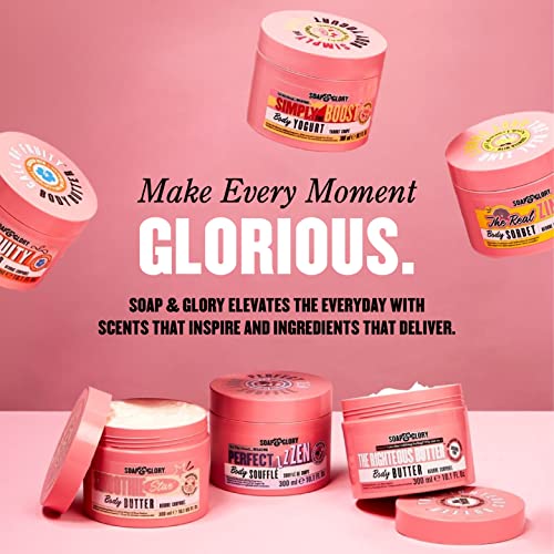 Soap & Glory Original Pink Heel Genius Supercharged Foot Mask - Self Heating Foot Treatment for Rough, Cracked Feet - Sweet Almond, Calendula Oil & AHA Creamy Foot Care - Hydrating Foot Mask (100ml)