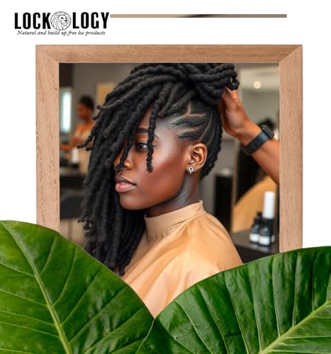 Peppermint Tea Tree Loc Oil for Dreads & Locs - Natural Dreadlock Hair Products, Black Owned