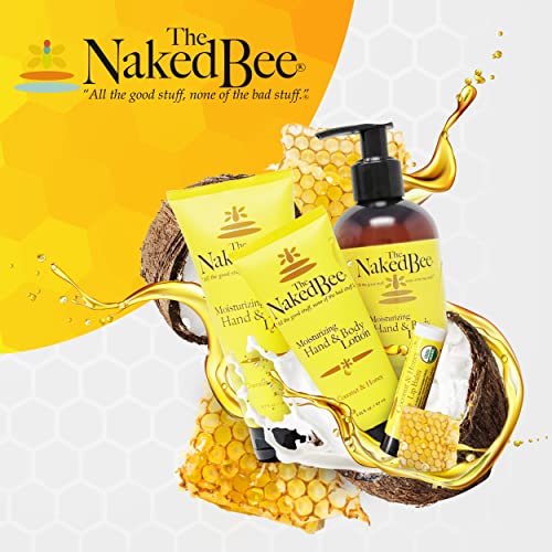 The Naked Bee Orange Blossom Honey with Ceramide 3, Serious Hand Repair Cream Lotion - 2 Pack
