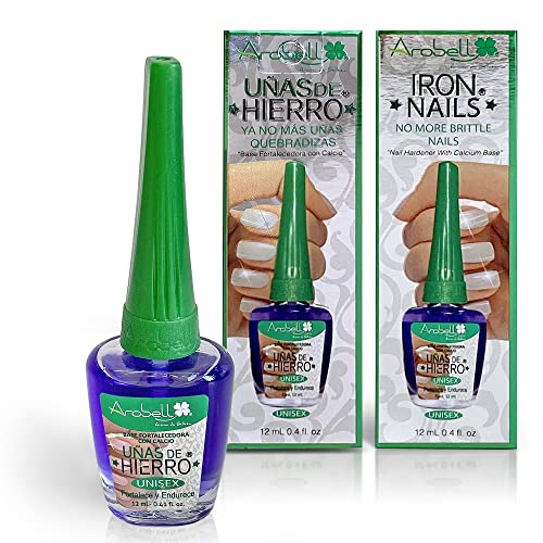 Nail Strengthener Iron Nails Nail Hardener for Damaged & Brittle Nails Clear Nail Polish for Growth & Protection