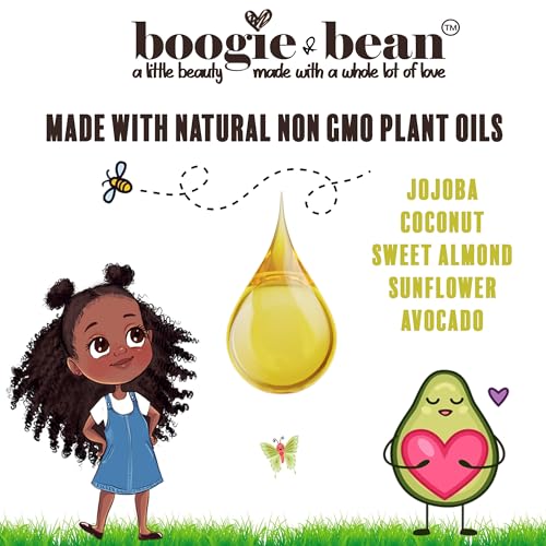 Kids Hair Oil for Curly, Natural, and Braided Styles - Suitable for Infants, Girls, and Boys with 4c Hair Types