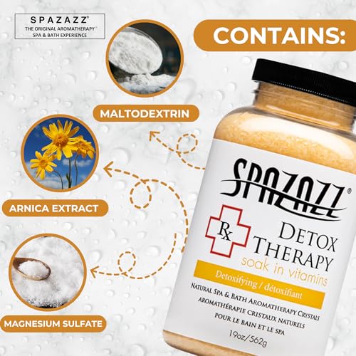 Spazazz Aromatherapy Spa and Bath Crystals 2Pk - Detox/Stress Therapy