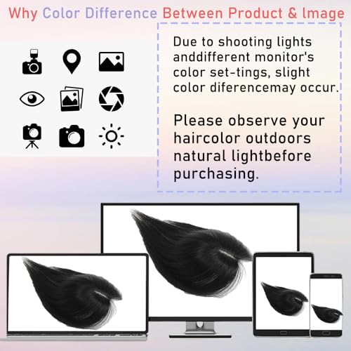 Hair Toppers for Women Real Human Hair, 360°3D Cover Topper for Women with Thinning Crown Wispy Clip in Bangs Realistic Scalp Line Hair Pieces (Medium Brown, Wispy Bangs)