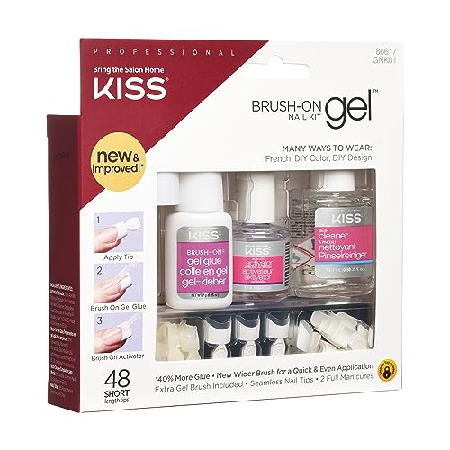 KISS Brush-On Gel Nail Kit