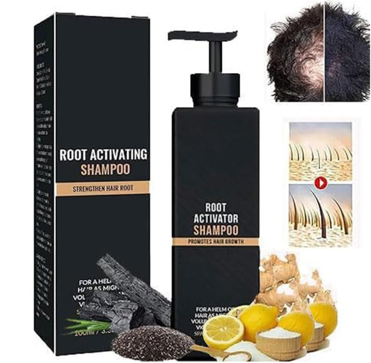 Root Activator Shampoo, Hair Growth Root Activator Shampoo, For Anti-Hair Loss, Natural Formula for Men and Women（100ML）