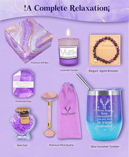 Gifts for Women, Birthday Gifts for Women, Valentine's Day Gift, Birthday Gifts, Lavender Spa Gift Set, Valentines Gifts, Gifts for Girlfriend, Wife Gifts,