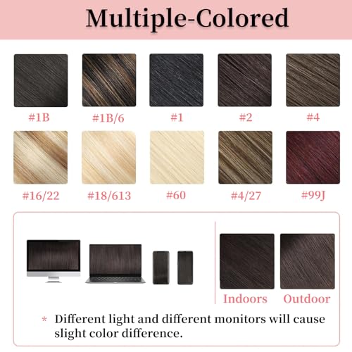 Clip in Hair Extensions Real Human Hair Clip in Extensions for Women Seamless Invisible Dark Brown Natural Remy 100% Human Clips ins Extension 8pcs Double Weft 16 inch 3.2oz/90g