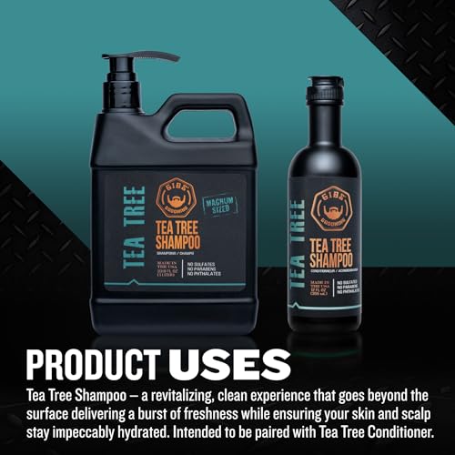 GIBS Grooming Tea Tree Shampoo - Sulfate and Paraben Free