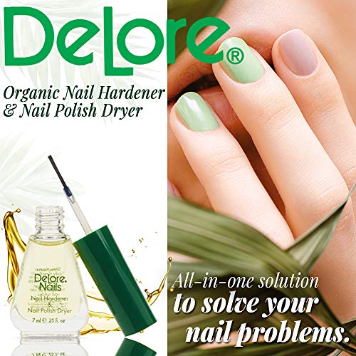 Delore for Nails Hardener and Nail Polish Dryer, .25-Ounce (Pack of 2)