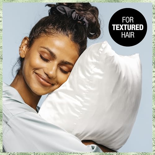 CONAIR x Tamera Mowry Housley Collection Satin Hair Bonnet with Bonus Pillowcase for Sleeping Set - Use on long and short lengths - preserve curls and braids - sleep cap for women - 2 piece bundle