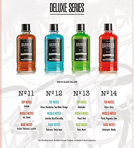 barber marmara Eau de Cologne Pump Spray Mens Graffiti After Shave Men's Fragrance Water Shaving Water Men Barber Men's Fragrances Body Spray Barbershop 400ml (400 ml, No22)