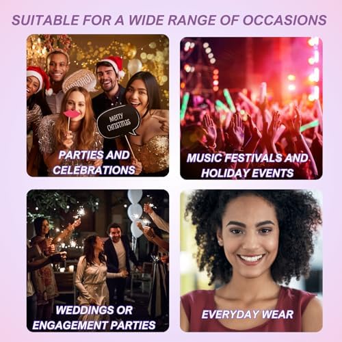 Fiorland DIY Tooth Jewelry Kit – 2025 New Sparkling Crystal Gems Starter Set for Teeth Decoration, Easy at-Home Smile Bling Accessory Kit