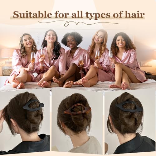 French Hair Clips, 2025 New Large Hair Clips Durable Claw Clips, Versatile Styling Accessories for Women (C)