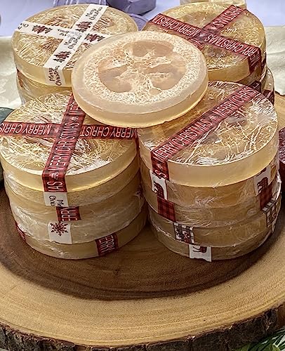 All Natural 2-in-1 Loofah and Soap - Brown Sugar Infused (scented)