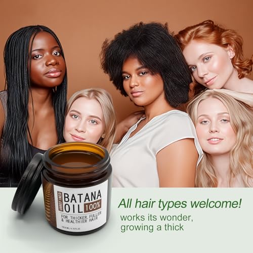 Unalakleet 100% Raw Batana Oil for Hair Growth – Botana Oil Hair Growth Treatment with Pumpkin Seed & Coffee | Vegan, Natural Hair Care for Thicker Hair | Pleasant Smell & Smooth Texture
