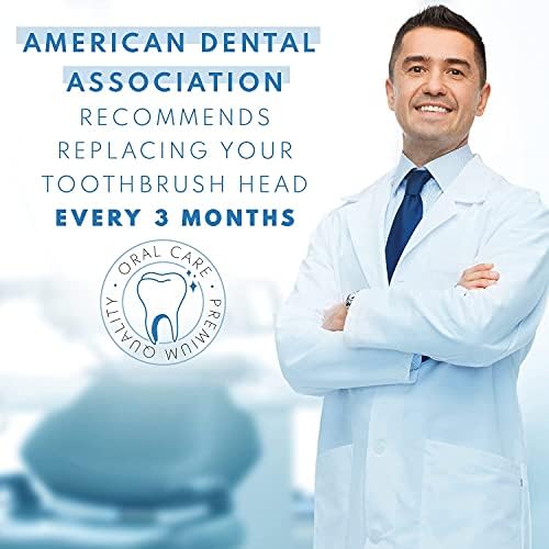 Replacement Toothbrush Heads Compatible with Oral B Electric Toothbrush Replacement Heads Precision Brush Heads Refills for Oralb Braun Pro 1000/7000/9600/500/3000/5000/6000/8000 Sensitive Precision +