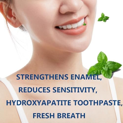 Peachloft Teeth Whitening Toothpaste, 7.5% Nano Hydroxyapatite Toothpaste,Fluoride Free Hydroxyapatite Toothpastes, White Tooth Repair | Enamel Repair & Fresh Breath (1PC-B, Large)