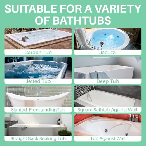 Full Body Bath Pillow Bathtub Pillows-Removable Lumbar Cushion with 17 Non-Slip Suction Cups 4D Air Mesh Fit Any Tub Luxury Bathroom Accessories-Green