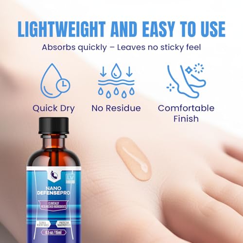 Nano Defense Pro - Official Nano Defense Pro Premium Toenail Treatment Drops, NanoDefense Pro Liquid Solution All Natural Support Healthy Skin & Nails Advanced Formula, 1 Bottle for 30 Days