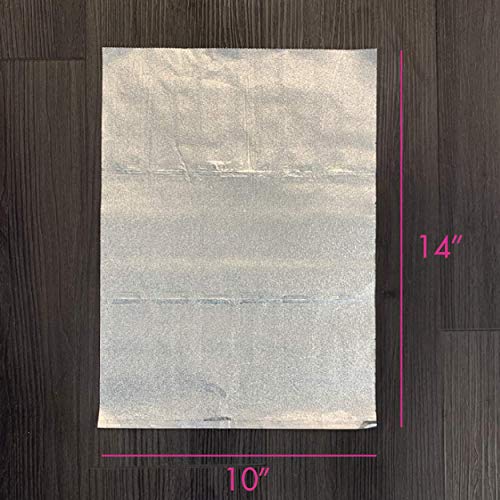 Framar Big Poppa Silver Pop Up Hair Foil - Aluminum Foil Sheets, Hair Foils For Highlighting, Pop Up Foils For Hair Stylist, 250 Pop Up Foil Sheets, Hair Color Supplies – 10x14 inches