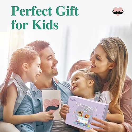 Bath Bombs for Kids with Surprise Toys Inside for Girls Boys - 12 PCs Bubble Bath Fizz Balls Gift Set with Puppy Toy, Gentle and Kids Safe for Easter Eggs Stuffers