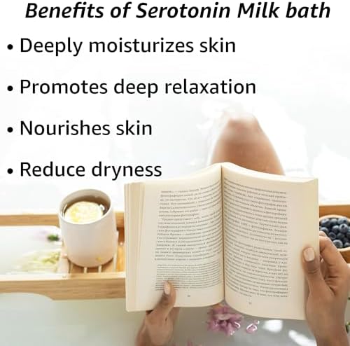 Creamy Coconut Lavender Milk Bath Soak Powder Moisturize Skin Calm Vanilla Luxury Spa Salt Destress Relaxation Gift for Women Perfect Stocking Stuffer