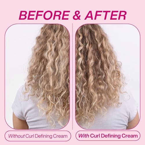 Dippity Do Girls with Curls Leave-In Curl Defining Cream - Anti-Frizz Styling Cream for Curly & Wavy Hair - Includes Shea Butter & Coconut Oil to Strengthen & Protect - 125 mL/4.2 fl oz - 2 Pack