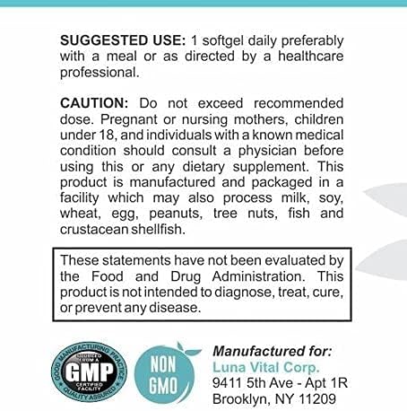 Lunavital Real D3 (10,000UD), Heart, Muscle & Bone Support, 90 Softgels