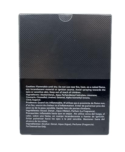 Azure Noir Intense Men's Cologne 3.4 Fl. Oz. Eau de Toilette Spray